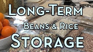 Packing Dry Beans amp Rice for LongTerm Storage [upl. by Notniuqal]