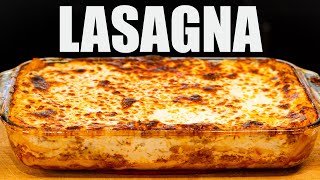 The Best Homemade Lasagna Recipe [upl. by Deehan]