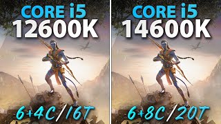 Intel i512600K vs i514600K  Test in 9 Games [upl. by Rolfe]