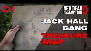 Red Dead Redemption 2 Jack Hall Gang  2 Gold Bars  Treasure Map Locations [upl. by Nilyaj901]