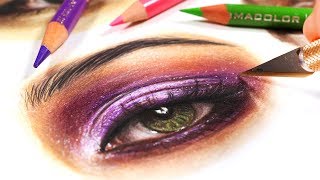 EASY TRICK FOR COLORED PENCIL DRAWINGS [upl. by Innes]