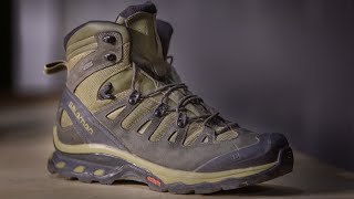 600 Mile Lightweight Waterproof Hiking Boots Review Salomon Quest 4D GTX [upl. by Nnahtebazile]