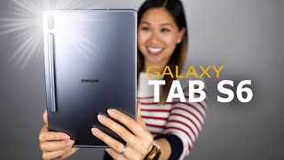 Samsung Galaxy Tab S6 Unboxing Impressive [upl. by Eirollam]