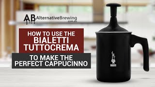 How to Use the Bialetti Tuttocrema Milk Frother [upl. by Boonie]