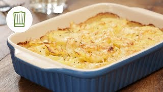 Klassisches Kartoffelgratin  Chefkochde [upl. by Eidnac]