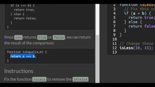 Returning Boolean Values from Functions freeCodeCamp Basic Javascript [upl. by Arretak701]