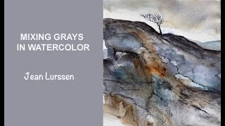 Watercolor  Mixing Grays [upl. by Akilam]