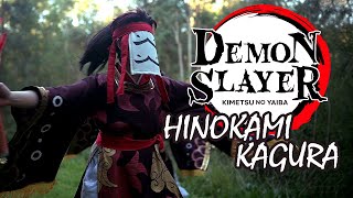 Demon Slayer Kimetsu no Yaiba Ep 19 Hinokami Kagura Cosplay video [upl. by Krishnah]