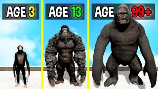 Survive 99 YEARS as KING KONG in GTA 5 [upl. by Ayenat842]