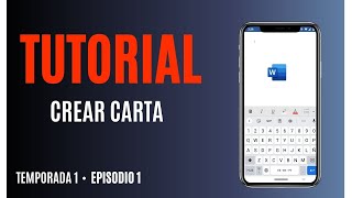 COMO HACER UNA CARTA EN WORD APP DESDE EL CELULAR [upl. by Elinad689]