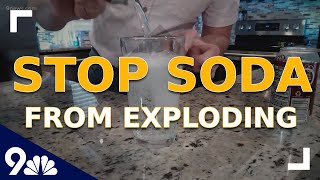 Science Minute How to keep a soda can from exploding [upl. by Terriss]