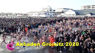 Anbaden Ostseebad Grömitz Neujahr 2020 [upl. by Sharron]