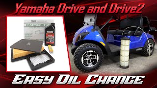 Yamaha G29 DriveDrive 2 Quietech  OIL CHANGE  Service [upl. by Tarra]