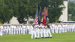 US Naval Academy （USNA） Class 2021 Plebe 2017 Formal Parade [upl. by Quiteria718]