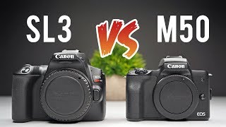 Canon SL3 250d vs M50 Ultimate Comparison [upl. by Aplihs]