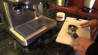 How to Clean the Breville Espresso Coffee Maker [upl. by Giacamo]