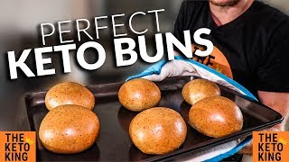 PERFECT Keto Buns  Keto Hamurger Buns  Low Carb Buns  Keto Rolls  Keto Bread [upl. by Yerbua]