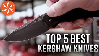 The Top 5 Best Kershaw Knives Available at KnifeCentercom [upl. by Nira]