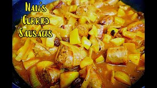 Easy Curried Sausages  Old School [upl. by Barr745]