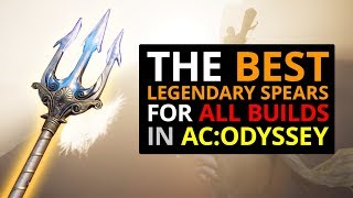 The BEST Legendary Spears In AC Odyssey [upl. by Calbert]