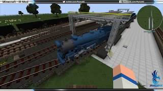 Minecraft  Immersive Railroading how to automate trains [upl. by Fabrienne]