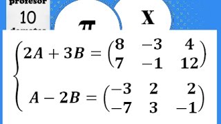 Sistemas de ecuaciones matriciales [upl. by Hafirahs]