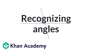 Recognizing angles  Geometry  4th grade  Khan Academy [upl. by Nylle]