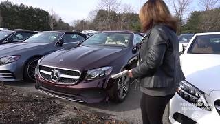 Rubelite Red 2019 MercedesBenz EClass E450 4MATIC® video review with Tina [upl. by Lokim966]