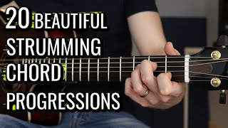 20 Beautiful Chord Progressions Perfect for Strumming [upl. by Mowbray]