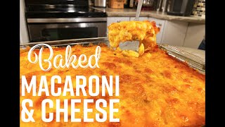 Baked Macaroni amp Cheese  Easy Original Recipe [upl. by Anertak]