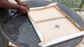 How To Make Canvas Frame [upl. by Alda934]