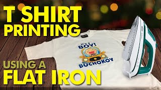 How to Print your Photo on T shirt at Home using a Flat Iron [upl. by Ardnuassac443]