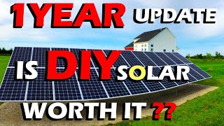 Solar Panels For Home  1 Year Later Review  Is Solar Worth It [upl. by Meade]