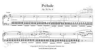 Chopin  Prelude in E minor Op 28 No 4 [upl. by Ayek]