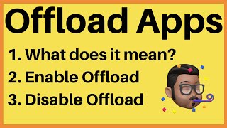 Enable and Disable Offload in iPhone  What does Offload Unused App mean [upl. by Erasmo]