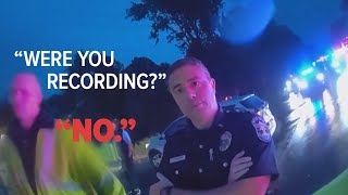 RAW Louisville officers bodycam after Scottie Scheffler arrest [upl. by Airual641]