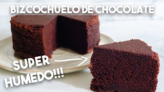 BIZCOCHUELO DE CHOCOLATE SUPER HUMEDO [upl. by Tia]