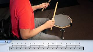 Drumming WarmUp Beginner  Drum Lesson [upl. by Adimra]