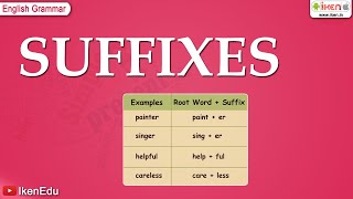 English Grammar  Learn About Suffixes  iken  ikenedu  ikenApp [upl. by Einberger]