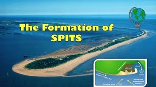 How Coastal Spits are formed  labelled diagram and explanation [upl. by Anatnahs912]