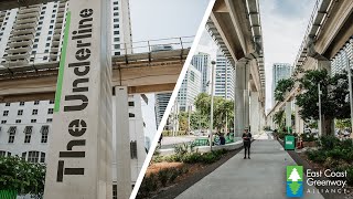 The Underline  Miami  East Coast Greenway [upl. by Garling304]