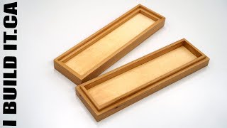 How To Make A Box With Interlocking Lid [upl. by Ashatan]