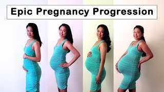 Baby Bump Progression [upl. by Iniffit]