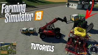 REMPLIR SON SEMOIR FARMING SIMULATOR 19  22  TUTO [upl. by Richlad]