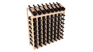 Display Top Wine Rack Assembly Video [upl. by Tychon]