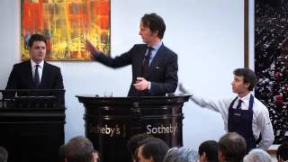 Pursuit of Quality Drives Sothebys London Contemporary Art Evening Auction to £758 Million [upl. by Hildie531]