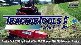 T62 Hydraulic Offset Flail Mower by Del Morino Demonstration Video [upl. by Nonna]