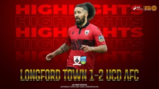 Longford Town 12 UCD AFC  27072024 [upl. by Sophey]