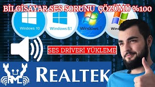 Windows Ses Sorunu Çözümü \u00100 Çözüm [upl. by Dyrraj]