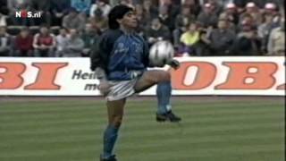 WarmUp Maradona UEFACup semifinal 1989 HD [upl. by Akiemat]